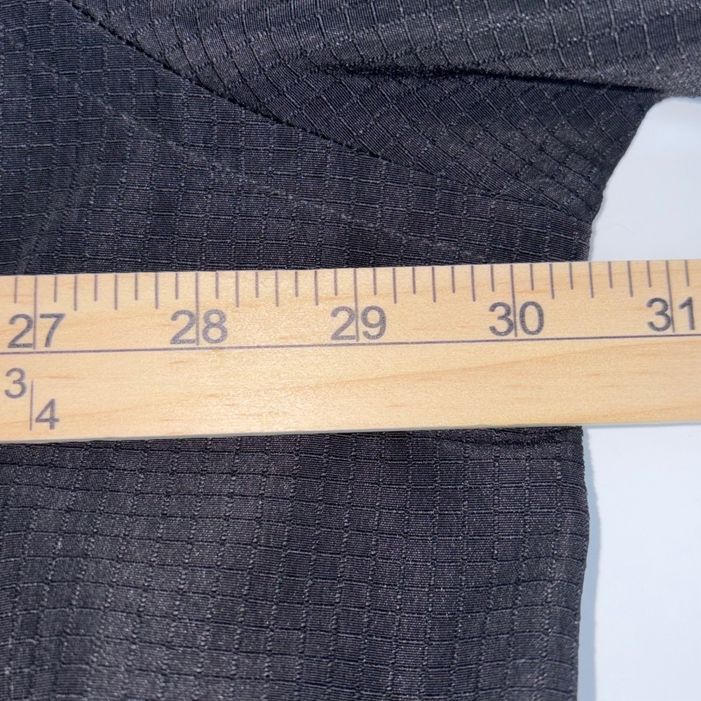 Harbor Bay Fit by DXL Mens 2XLT Black Ripstop Short Sleeve Button Down Shirt - Picture 5 of 7